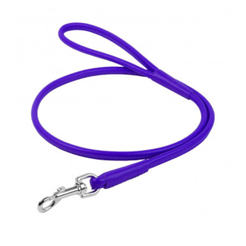 Поводок "CoLLaR GLAMOUR" круглый (ширина 8мм, длина 122см) фиолетовый